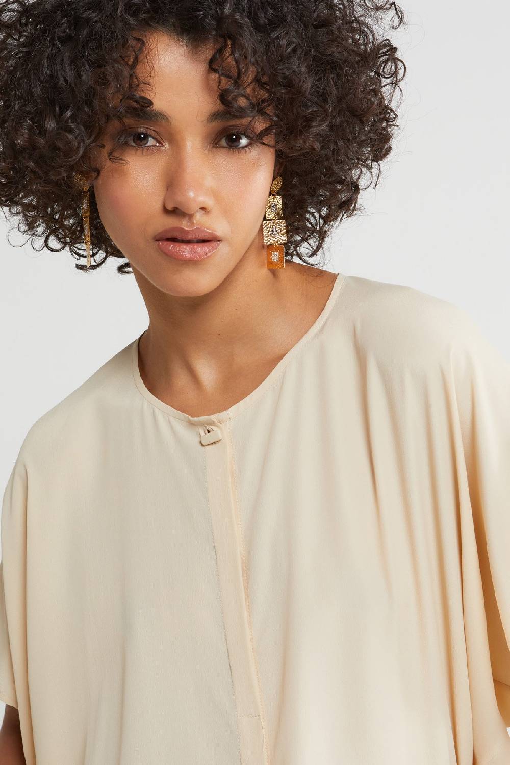 ottod'Ame Silk blend half-sleeve shirt Saldi