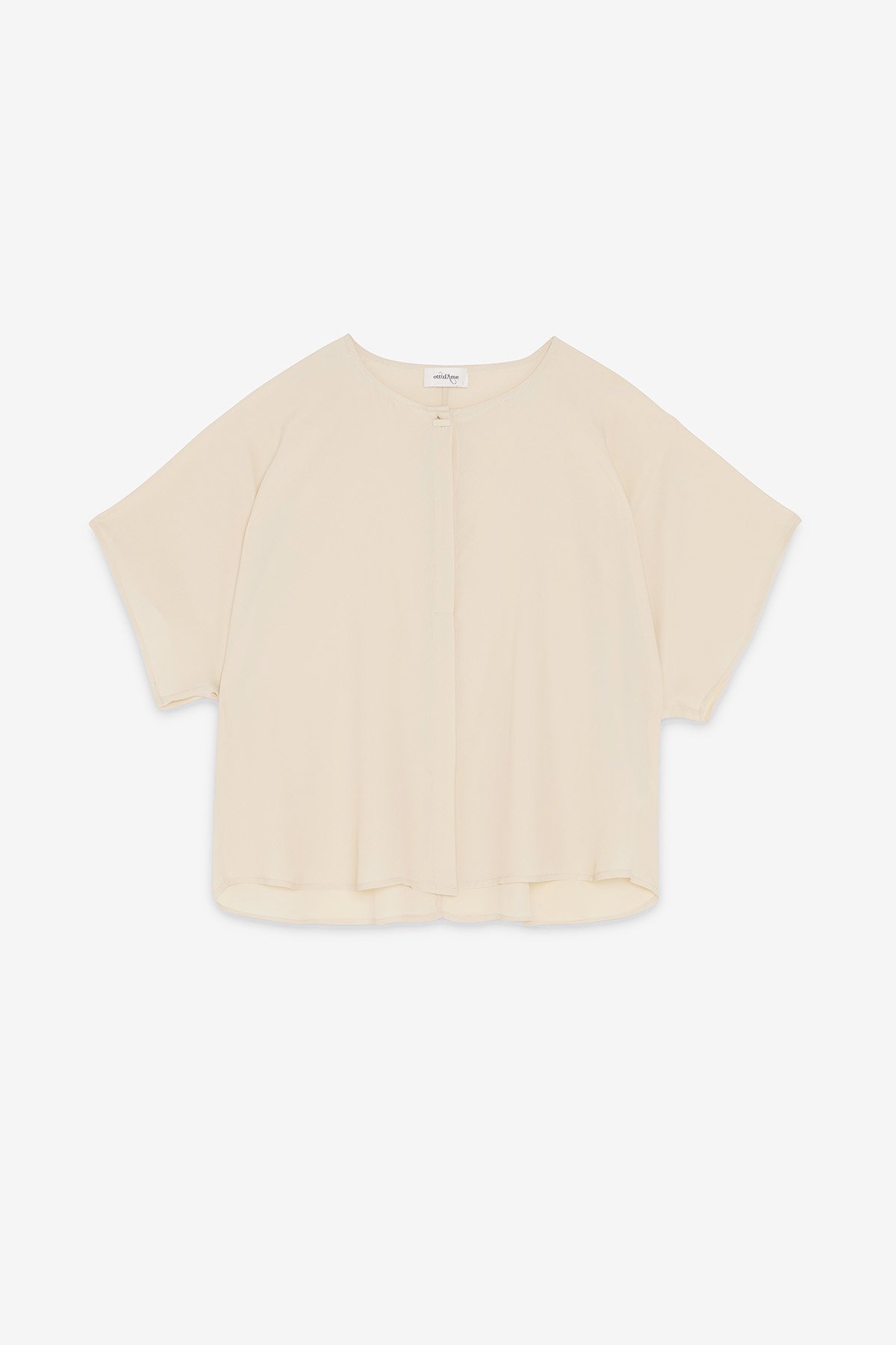 ottod'Ame Silk blend half-sleeve shirt Saldi