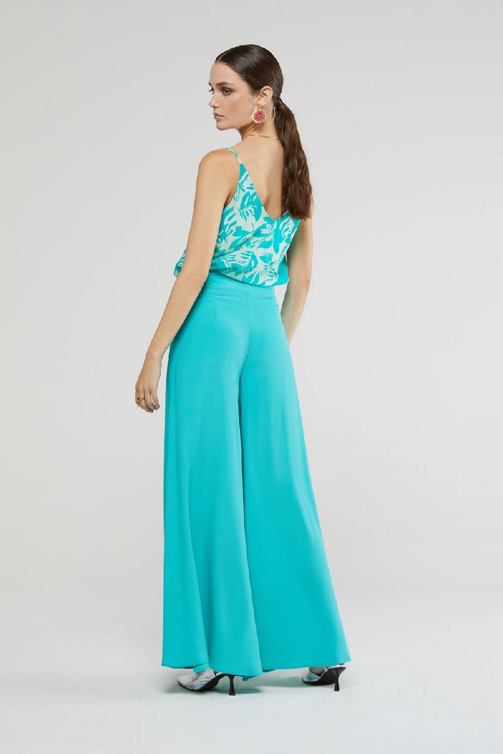 ottod'Ame Silk blend palazzo trousers Vendita Economica