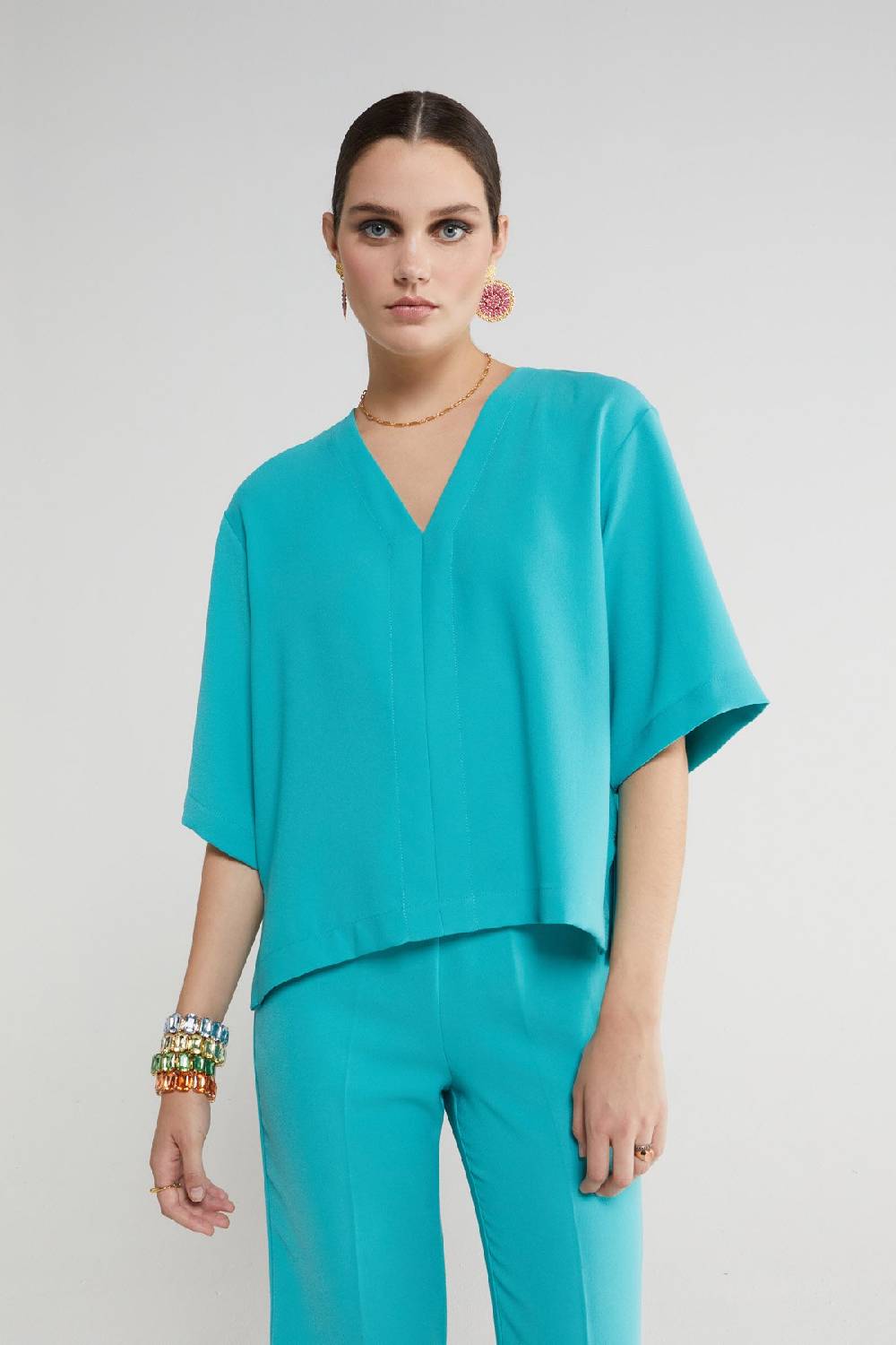 ottod'Ame Fluid V-neck sweater In Saldo