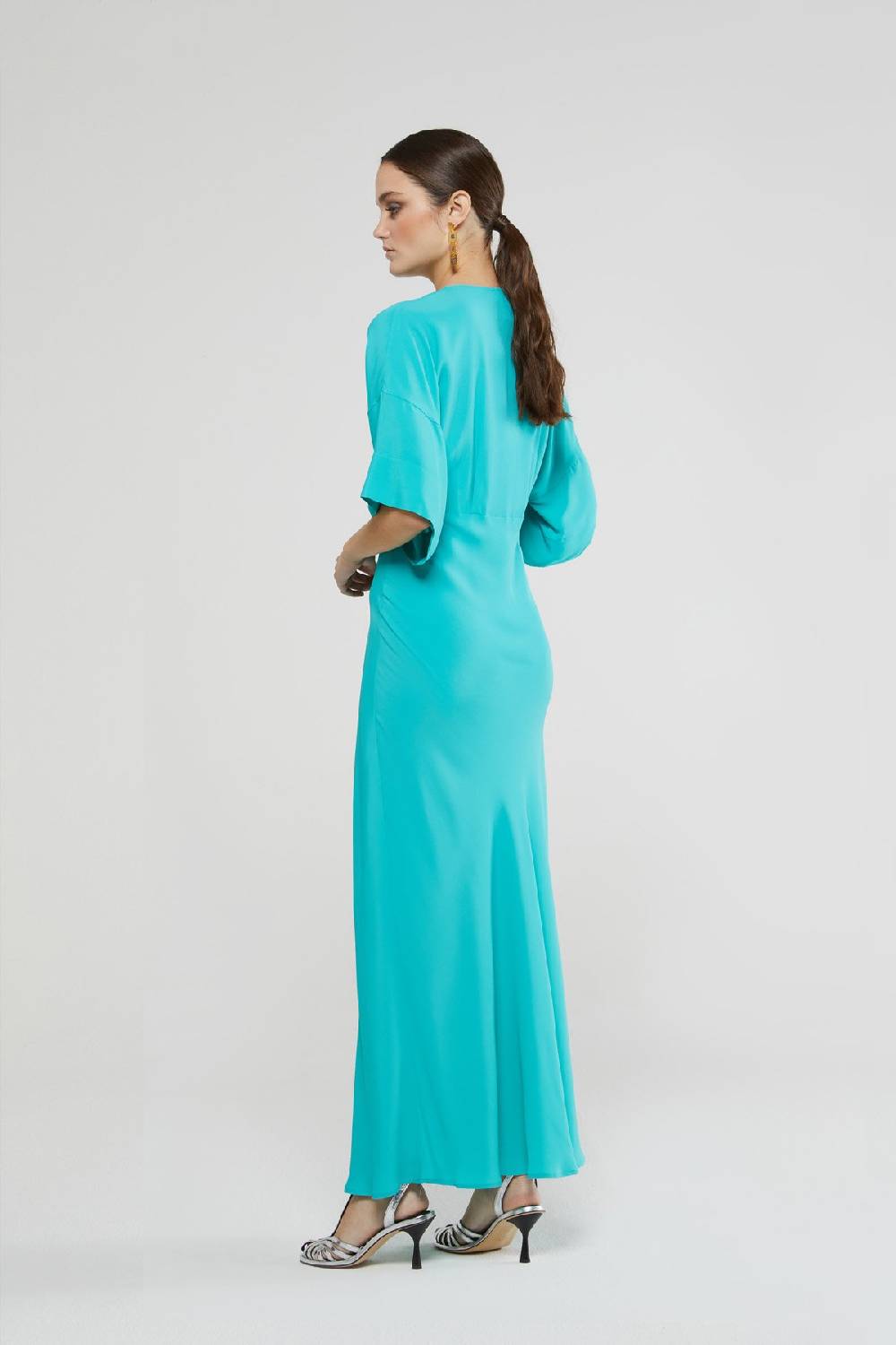 ottod'Ame Silk blend long dress Moda