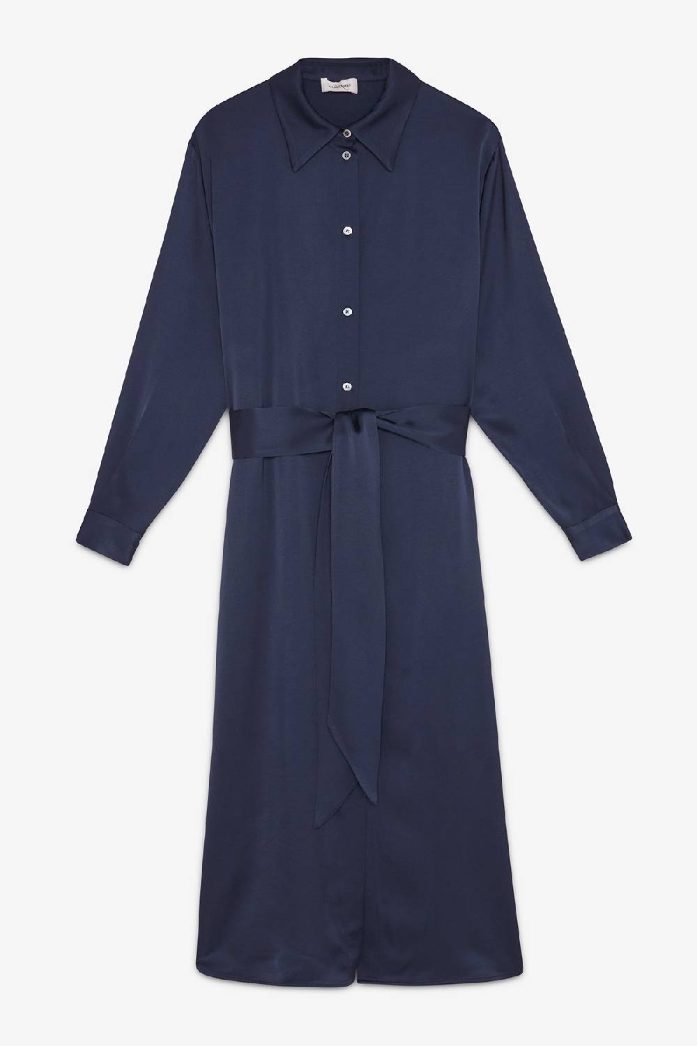 ottod'Ame Viscose long chemisier with sash Nuovo