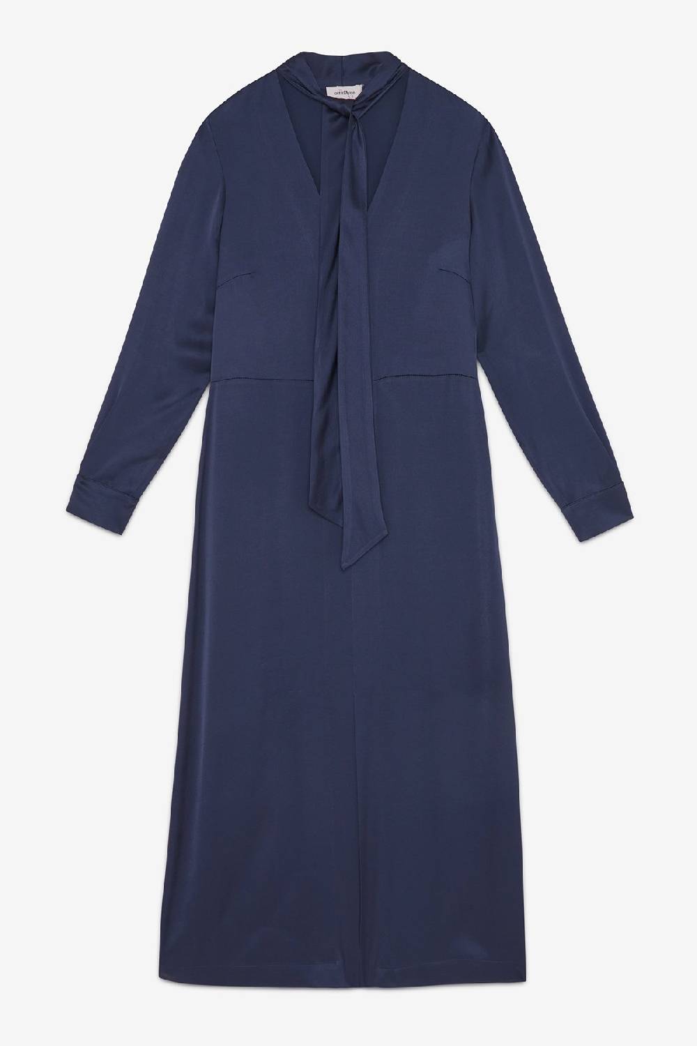 ottod'Ame Viscose long dress with V neck Offerta speciale
