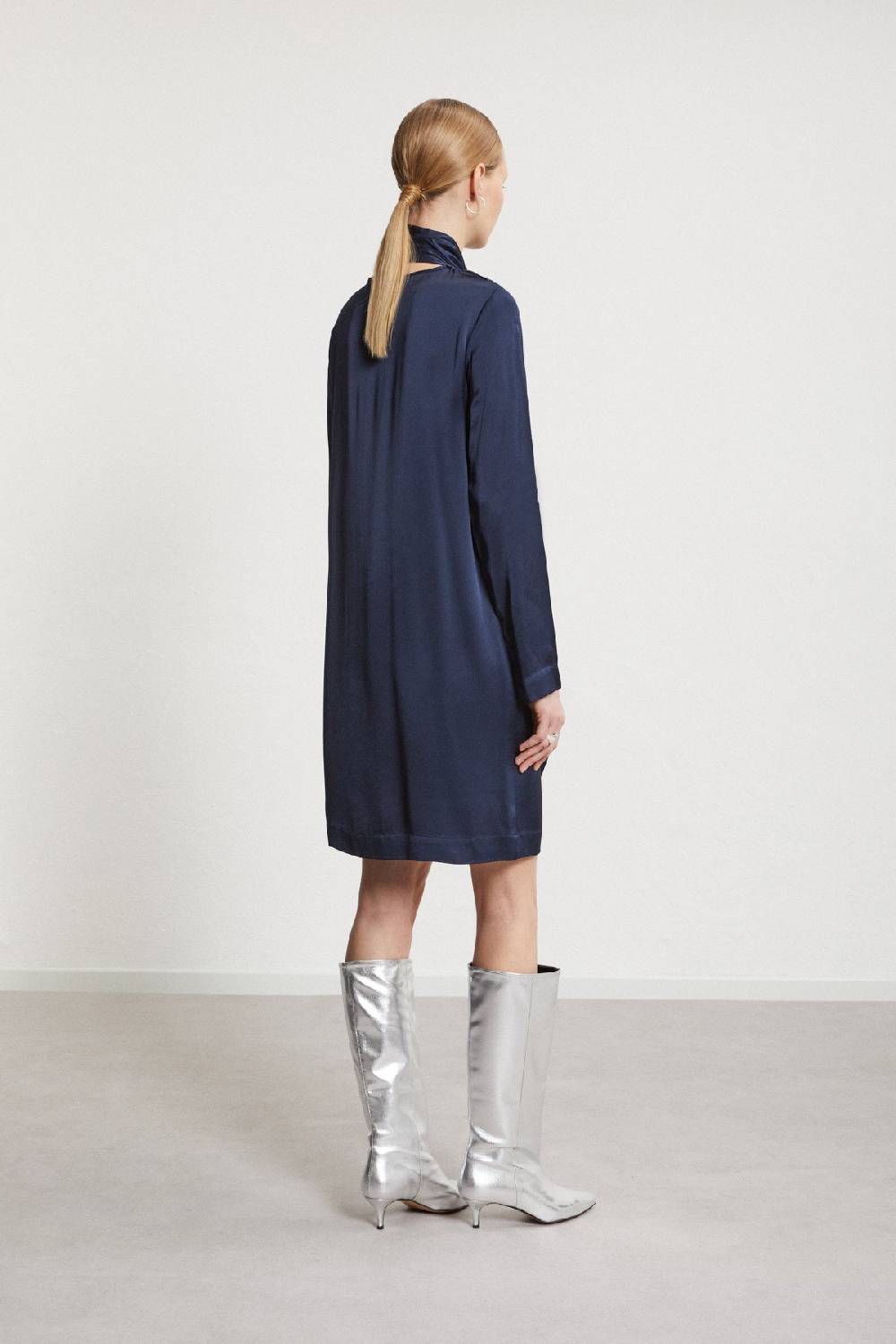 ottod'Ame Viscose short dress with sash Promozione