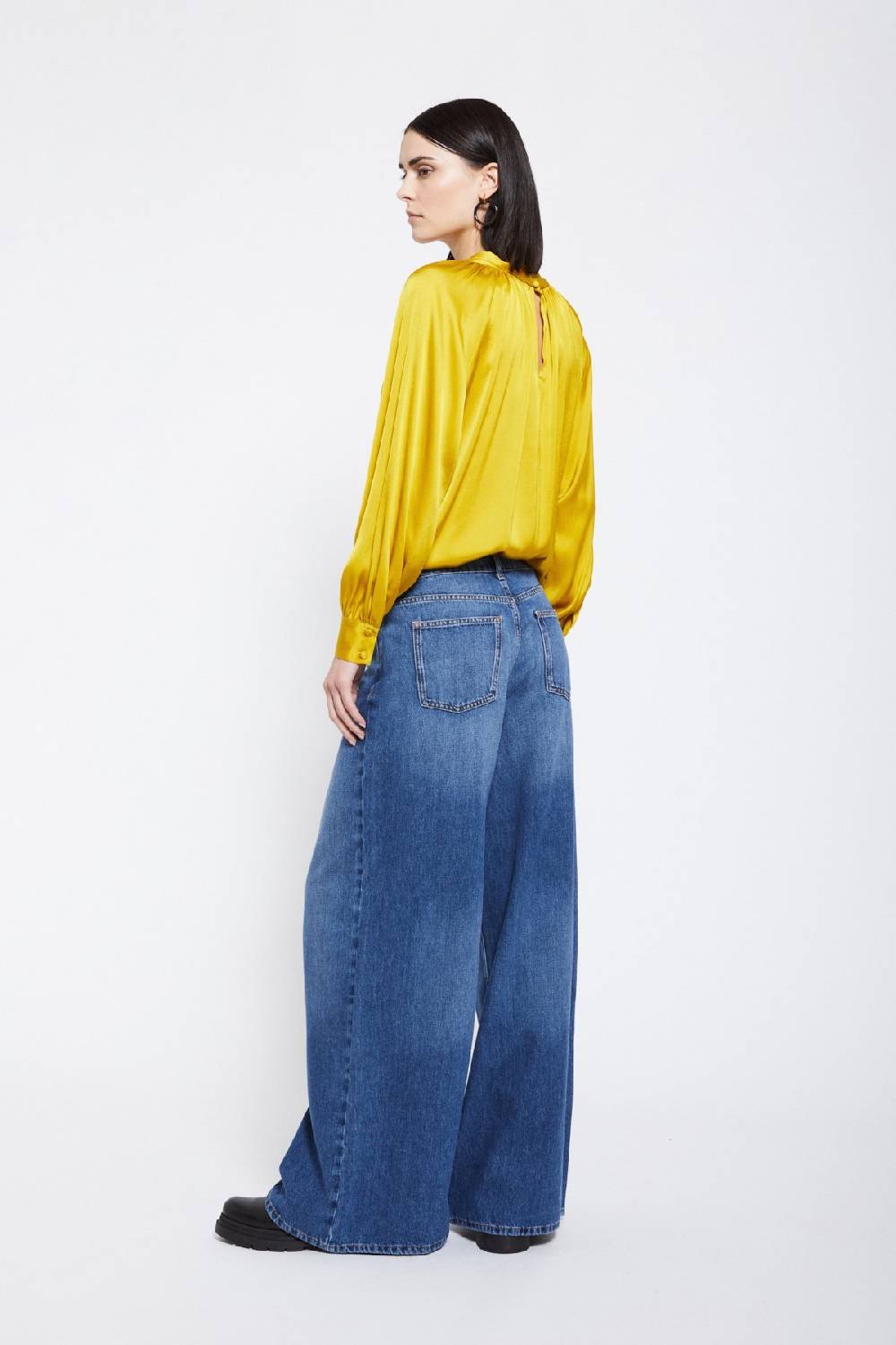 ottod'Ame Jeans Wide Low Rise Soddisfazione Garantita