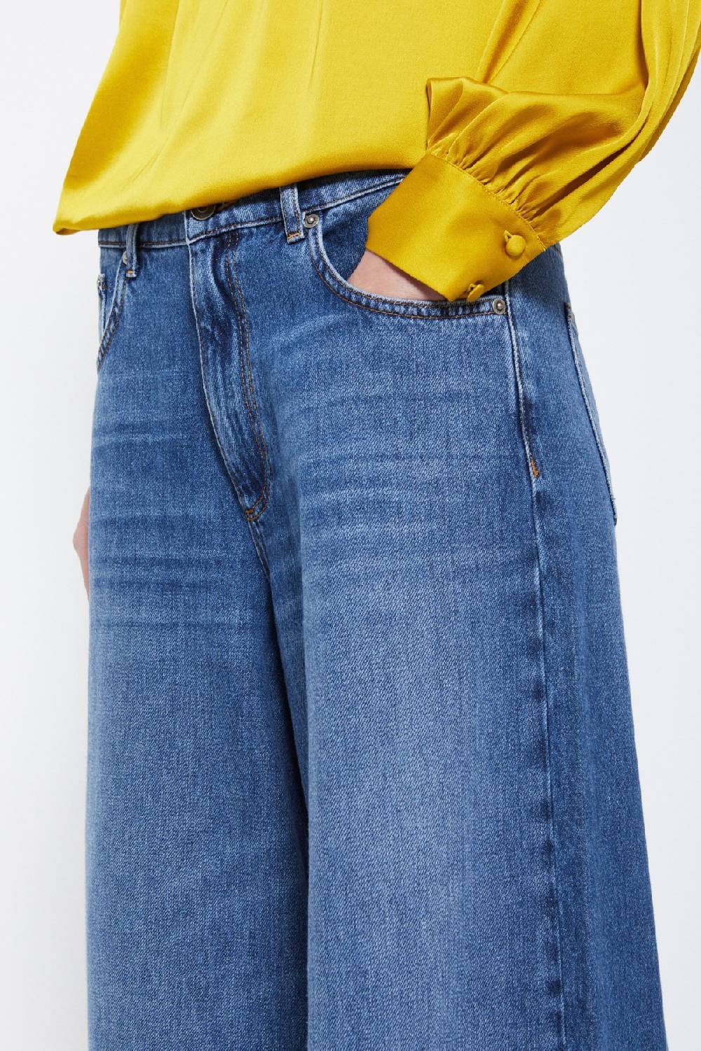 ottod'Ame Jeans Wide Low Rise Soddisfazione Garantita