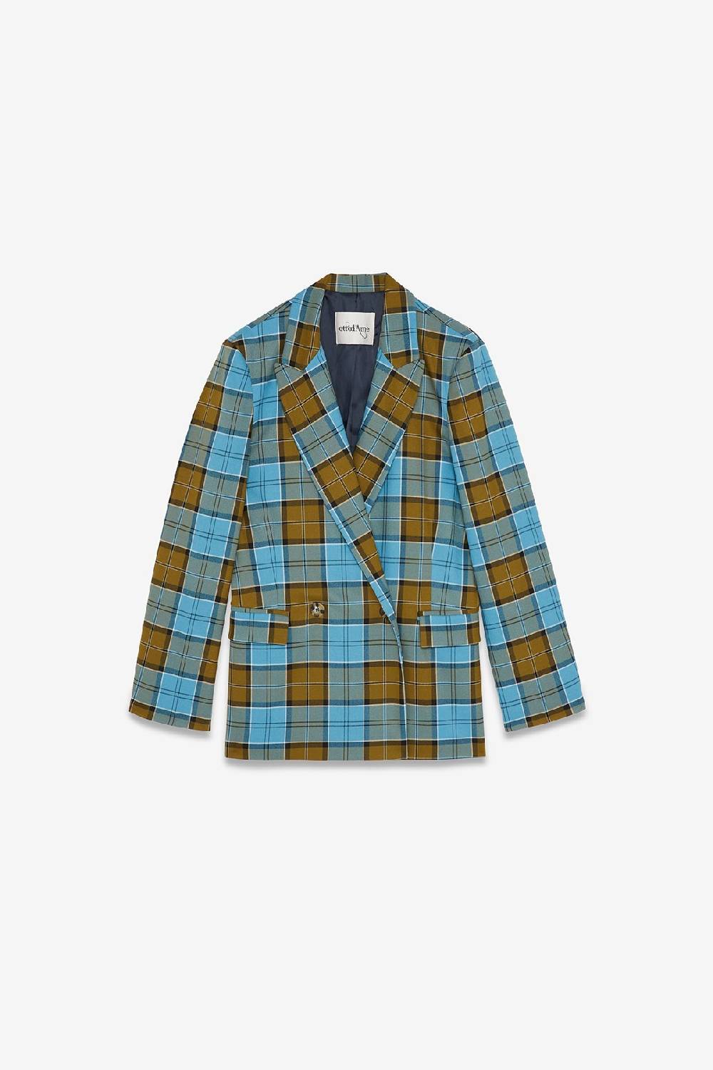 ottod'Ame Tartan double-breasted jacket Acquista Ora