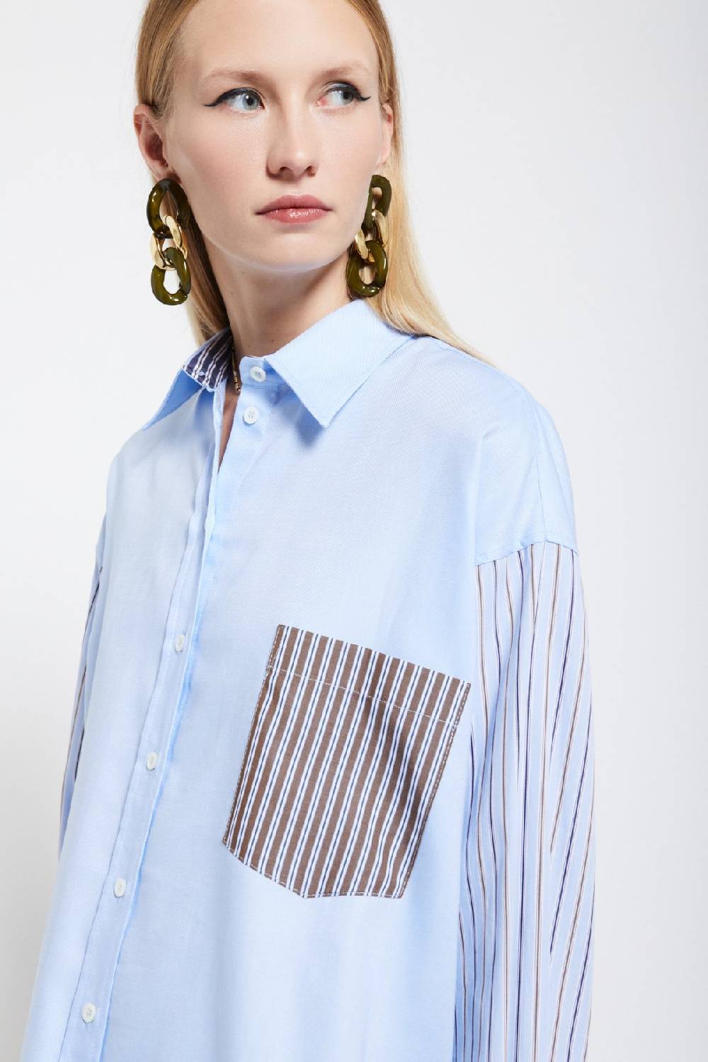 ottod'Ame Poplin over shirt Fino Al -60%