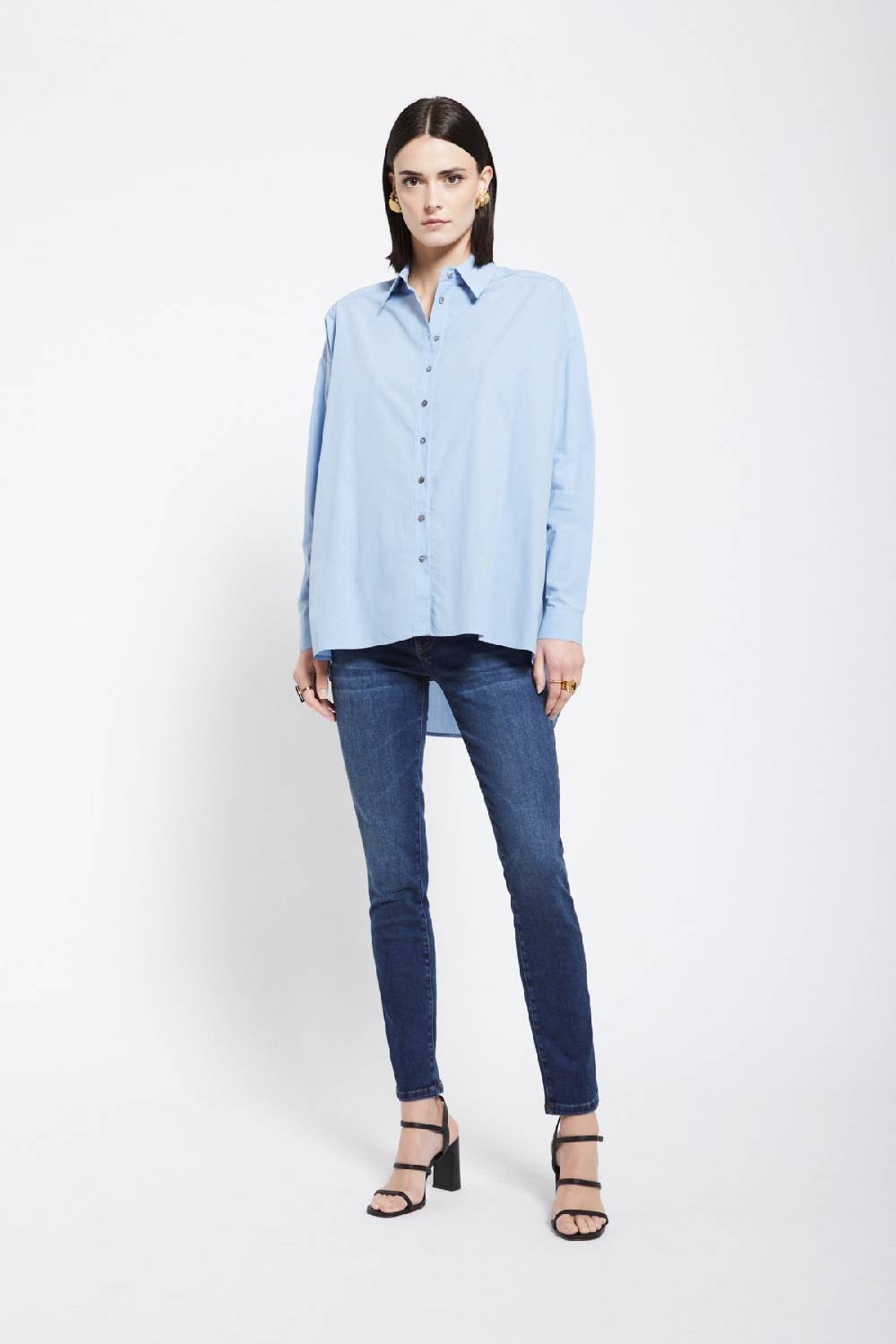 ottod'Ame Poplin shirt with asymmetric bottom Affare Del Giorno