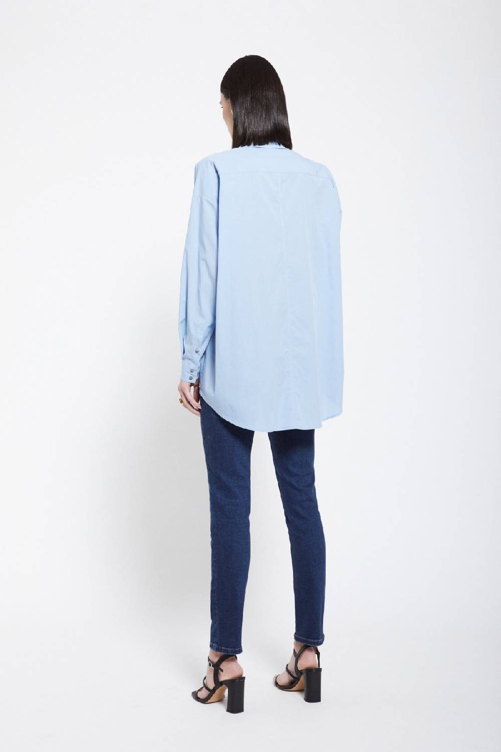 ottod'Ame Poplin shirt with asymmetric bottom Affare Del Giorno