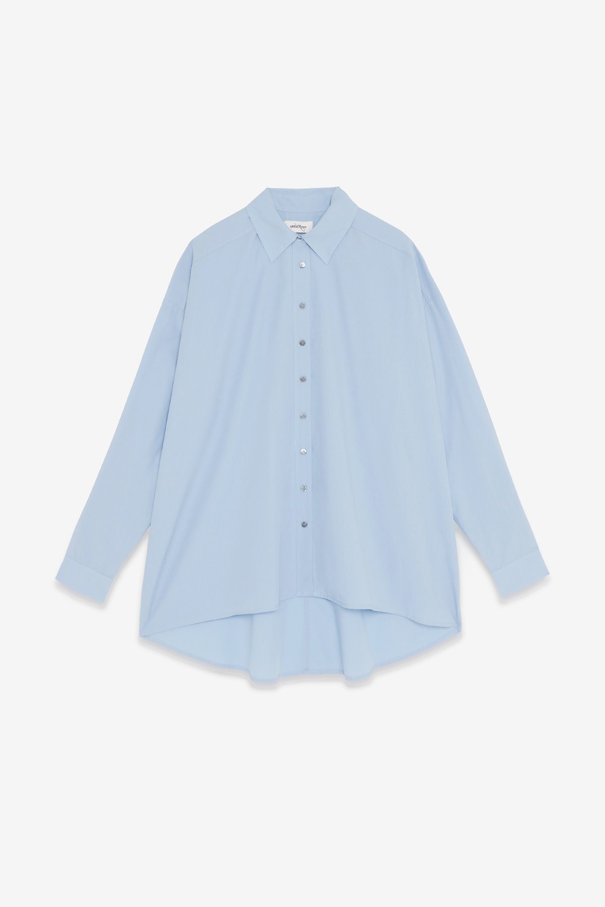 ottod'Ame Poplin shirt with asymmetric bottom Affare Del Giorno