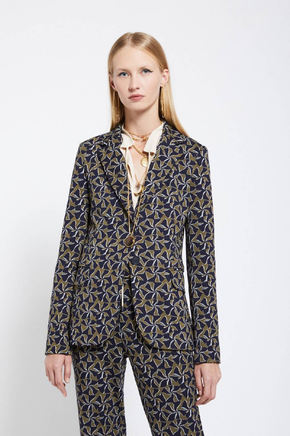 ottod'Ame Printed fit jacket Sottocosto