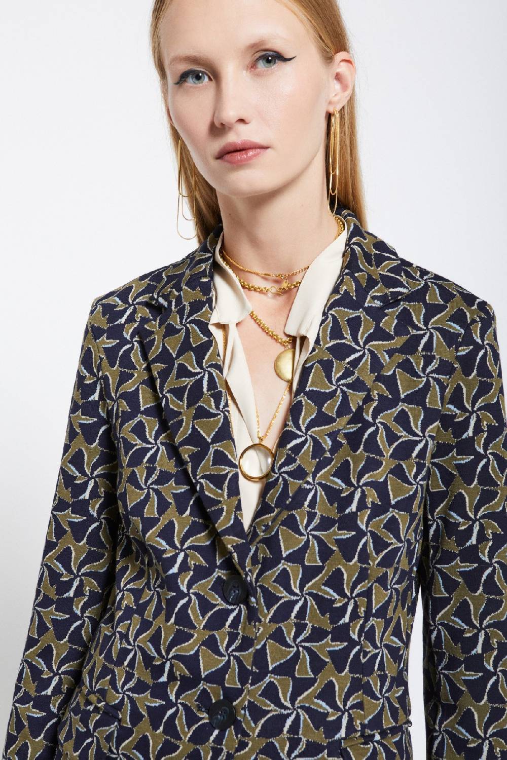 ottod'Ame Printed fit jacket Sottocosto