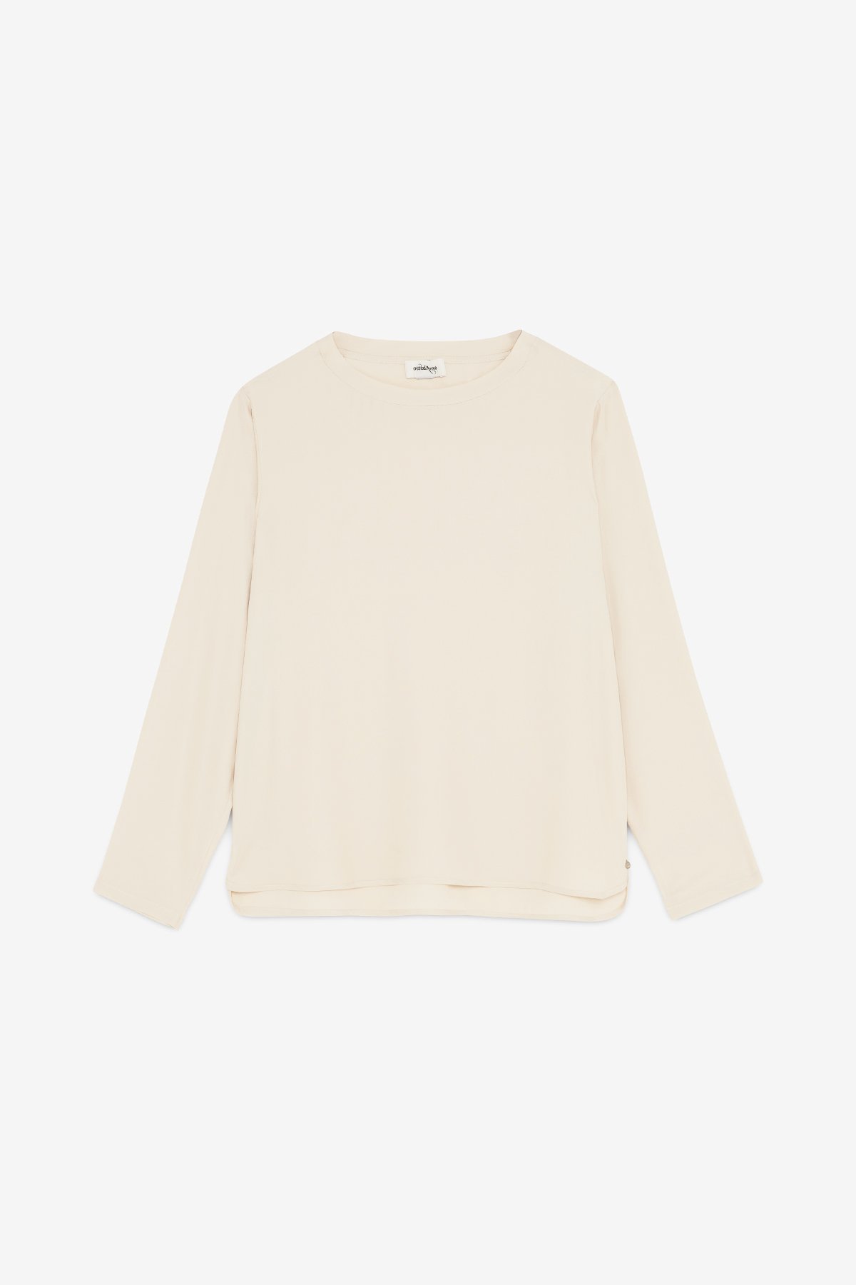 ottod'Ame Silk-blend blouse Sconto