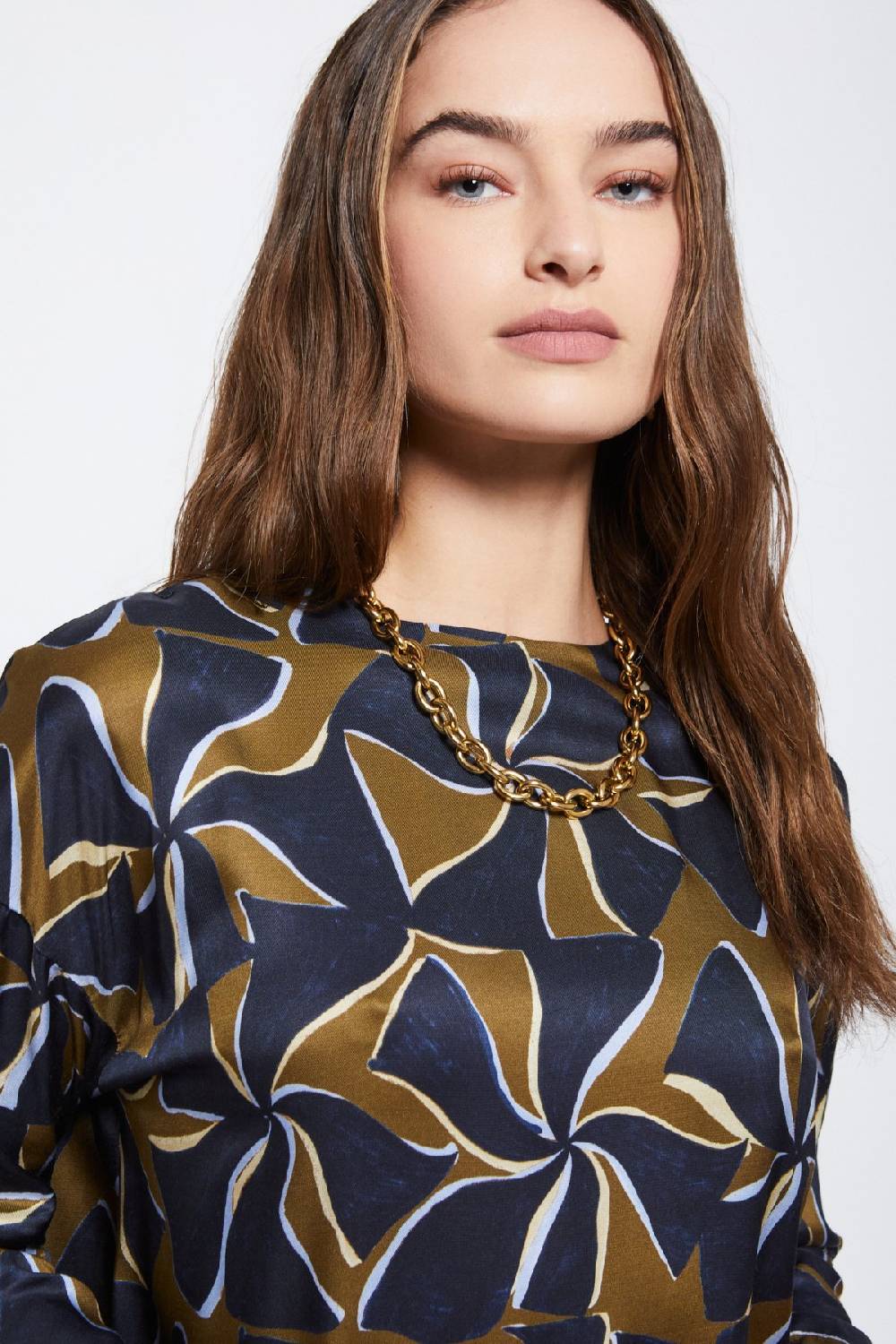 ottod'Ame Viscose blouse with long sleeves Online