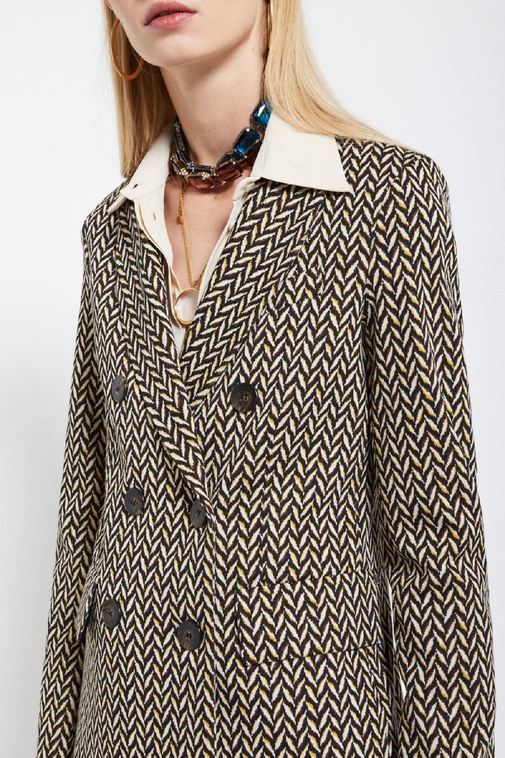 ottod'Ame Double-breasted jacket Saldi