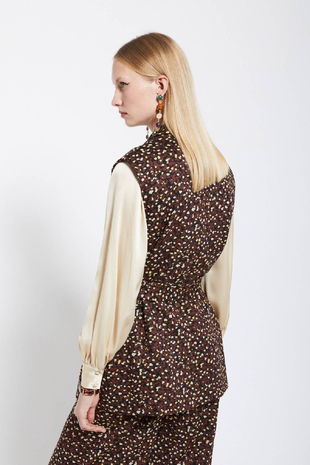 ottod'Ame Sleeveless blazer Vendita Calda