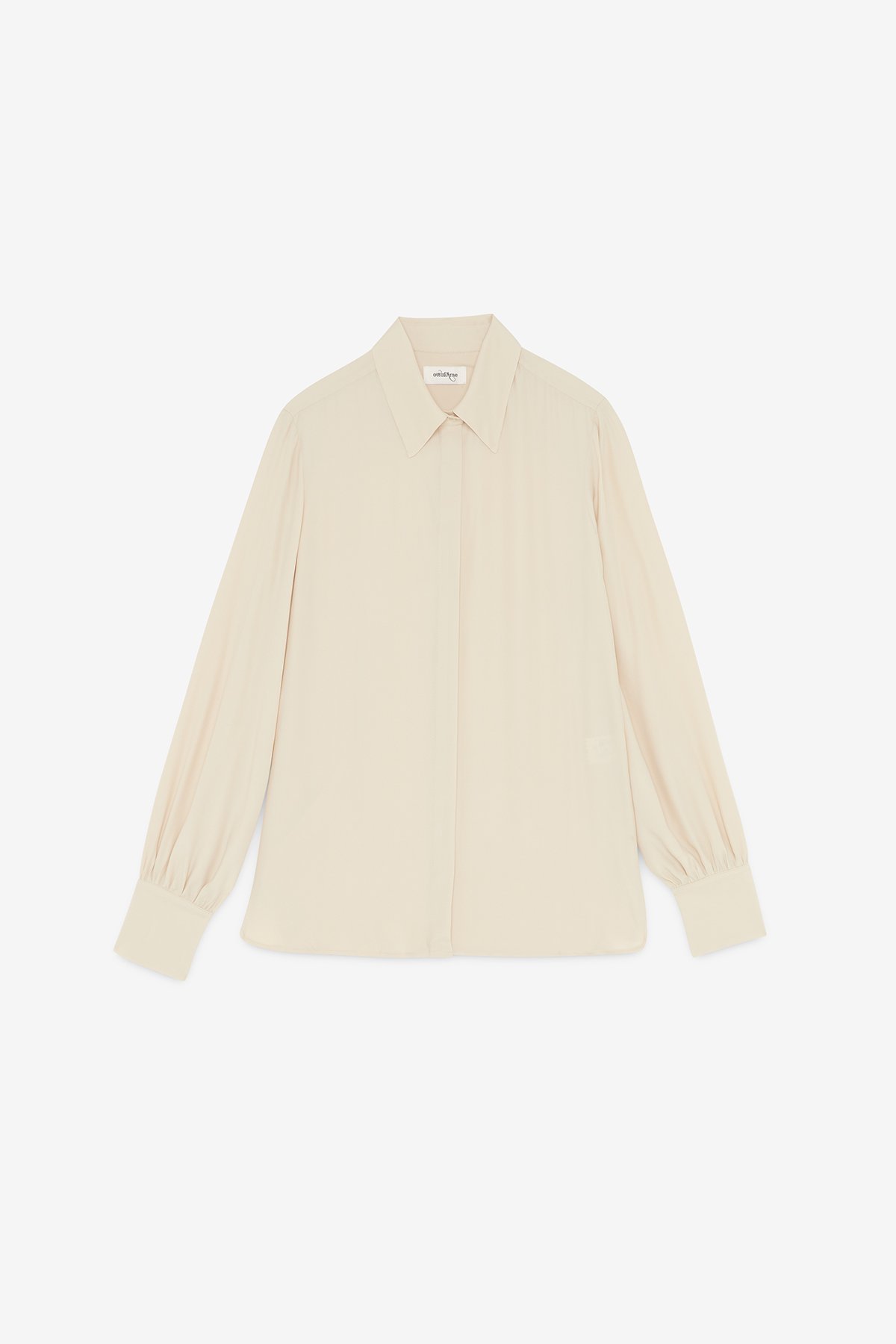 ottod'Ame Silk-blend shirt Vendita Economica