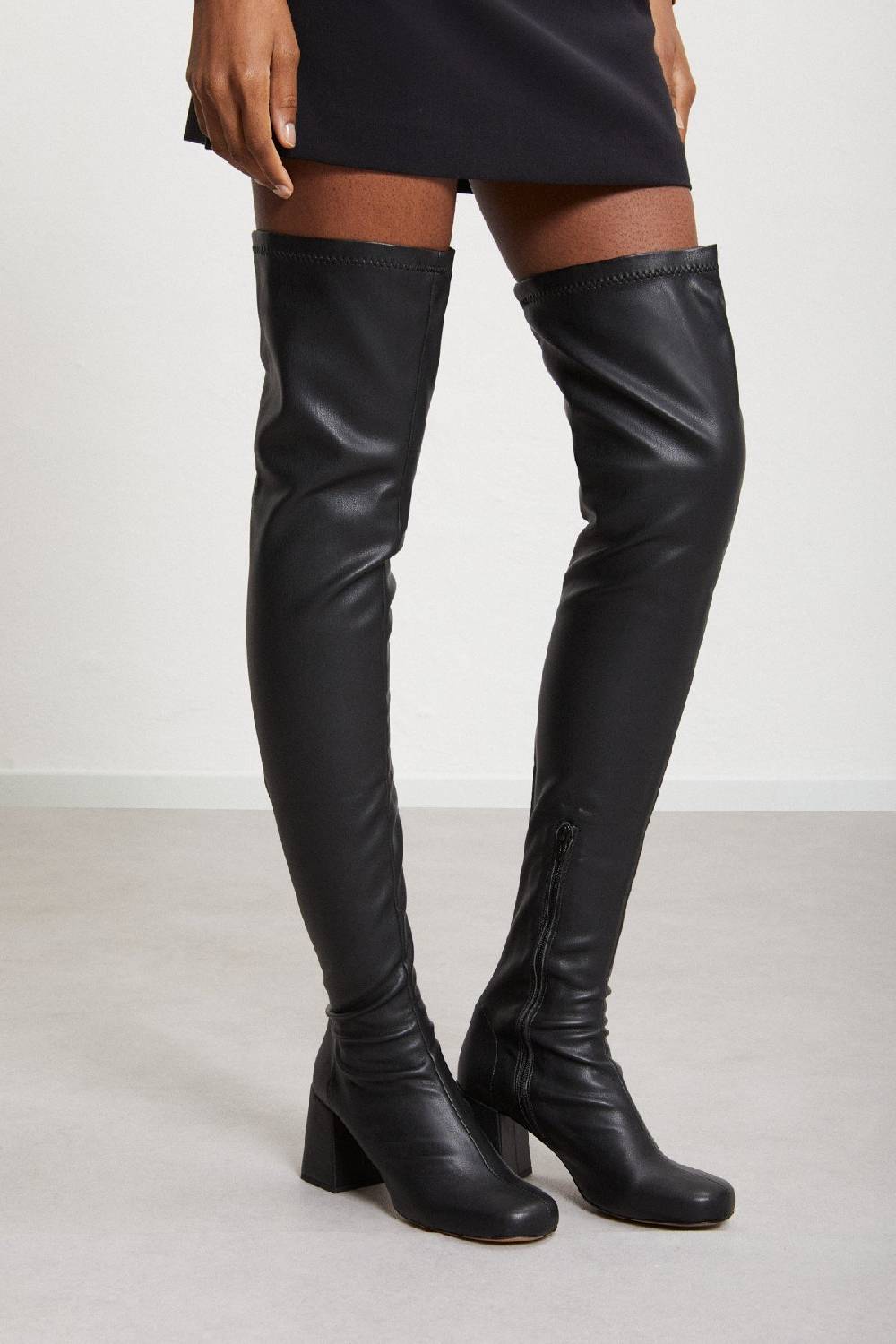 ottod'Ame Leather over-the-knee boots 2025