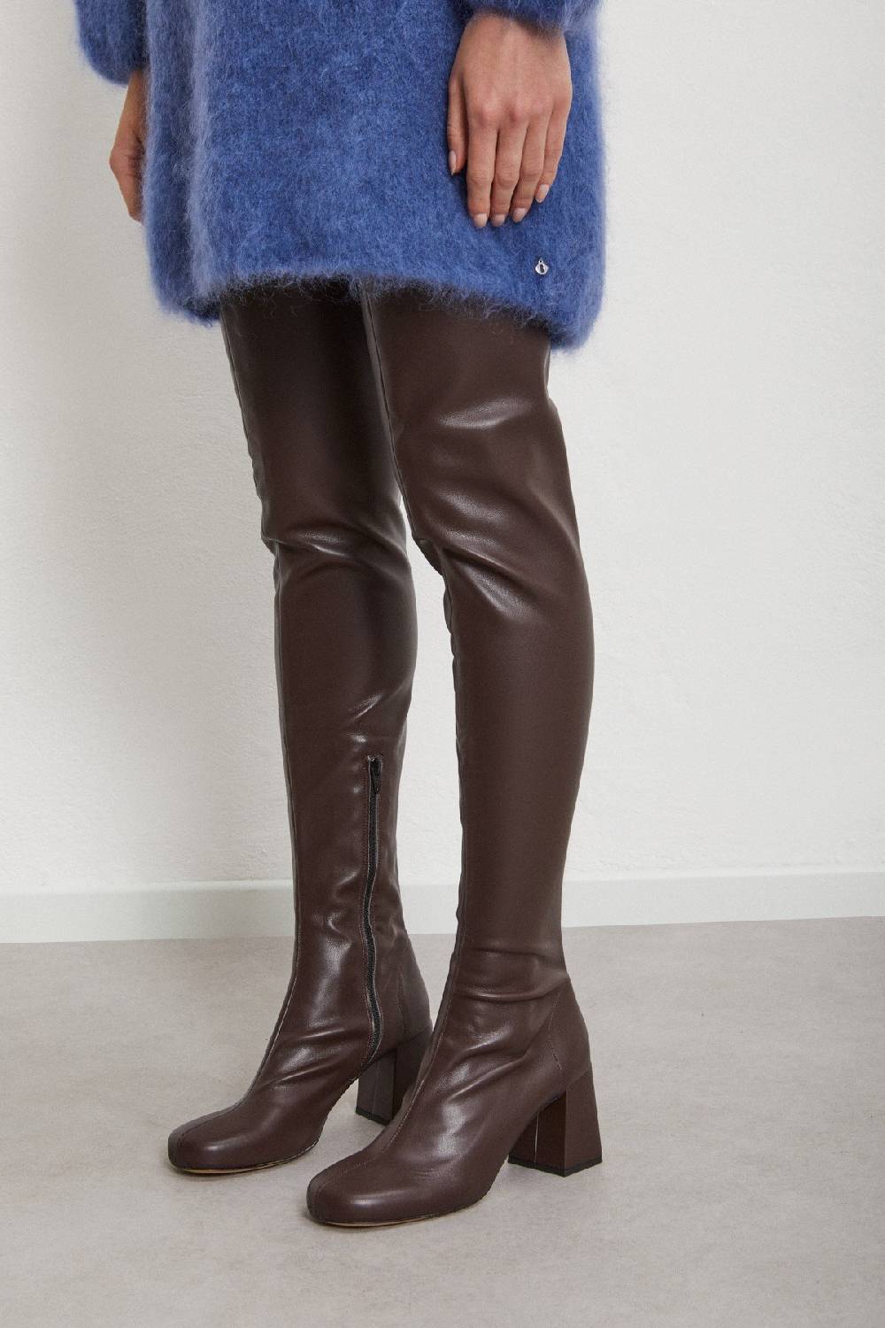 ottod'Ame Leather over-the-knee boots Italy