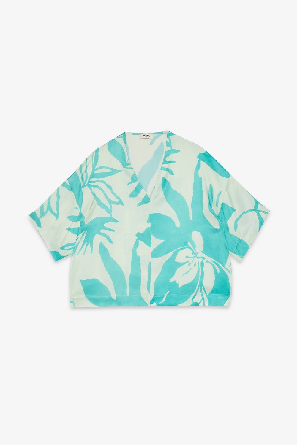 ottod'Ame Printed viscose sweater Consegna Veloce