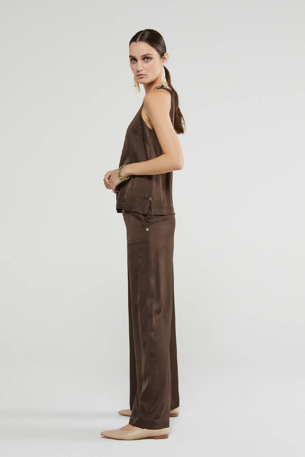 ottod'Ame Viscose palazzo trousers Presa