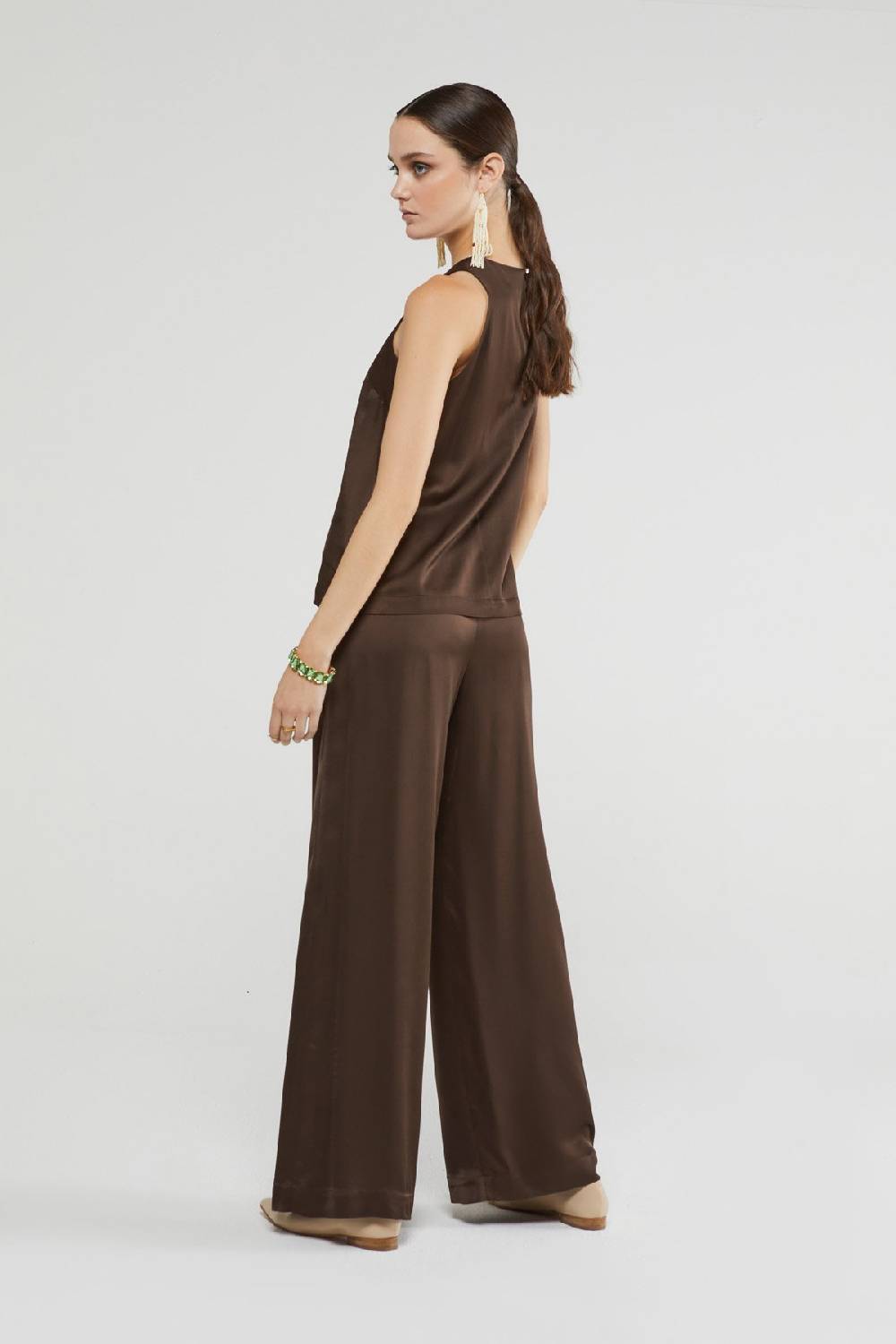 ottod'Ame Viscose palazzo trousers Presa