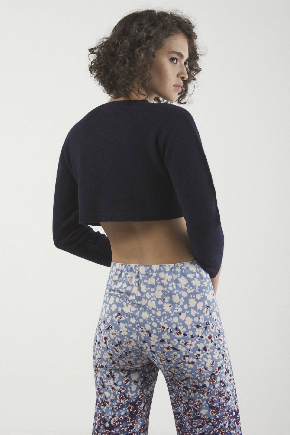 ottod'Ame Cashmire blend cropped sweater Saldi