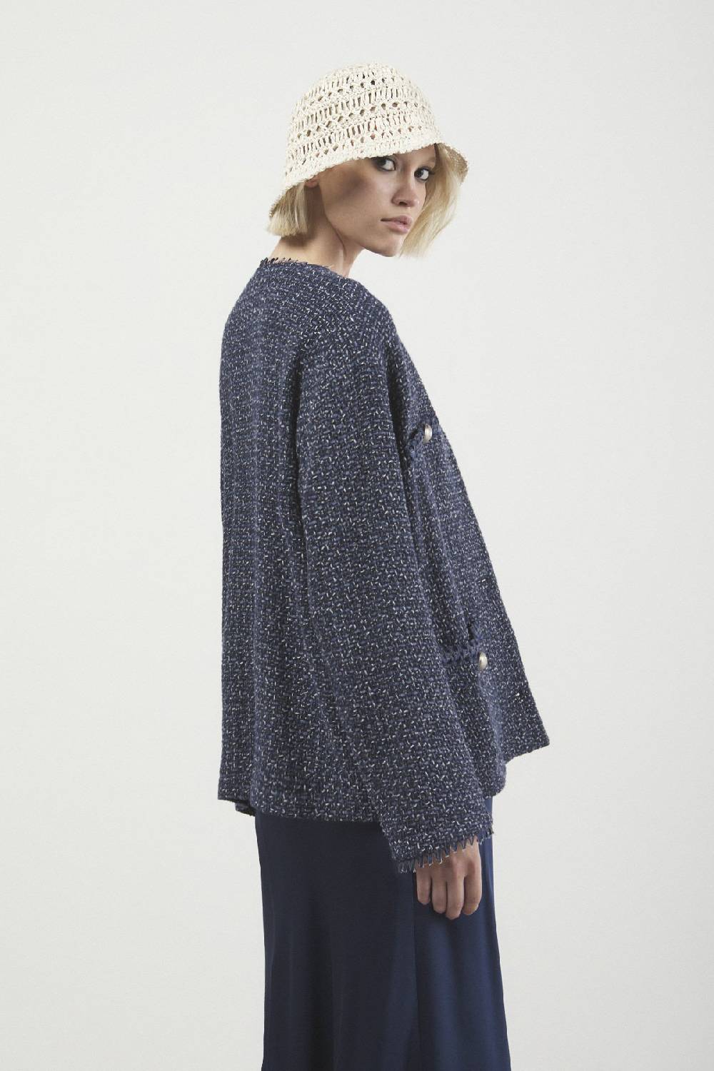 ottod'Ame Tweed jacket with buttons Offerte