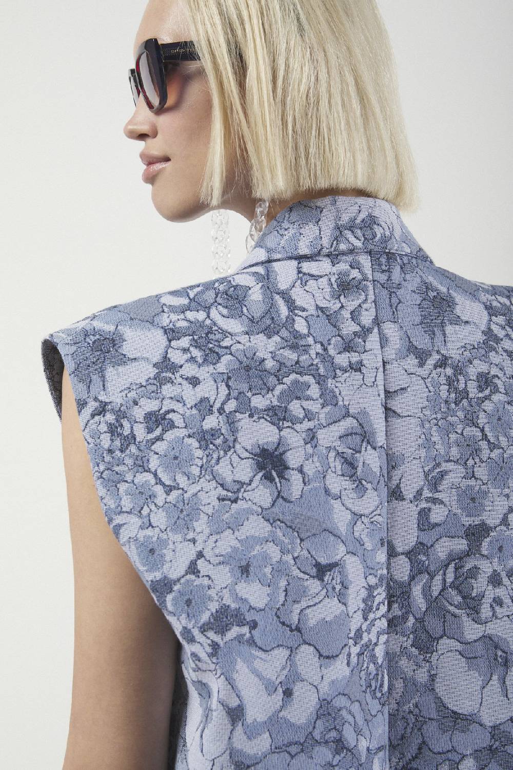 ottod'Ame Printed sleeveless blazer I Più Venduti