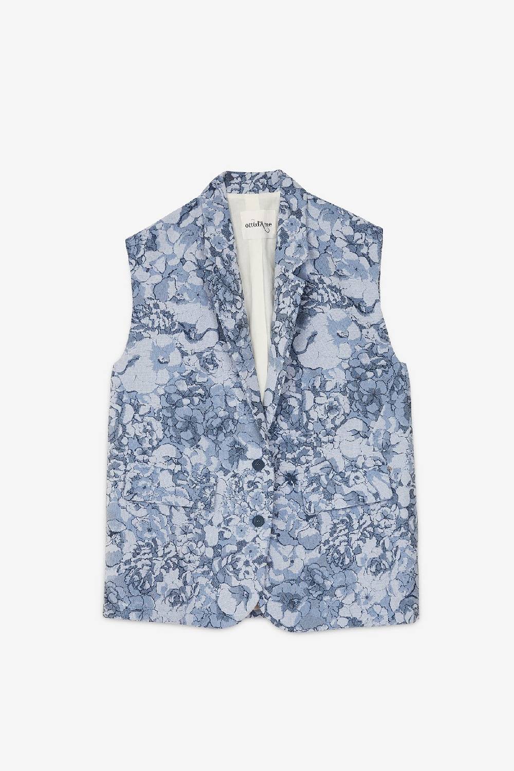 ottod'Ame Printed sleeveless blazer I Più Venduti