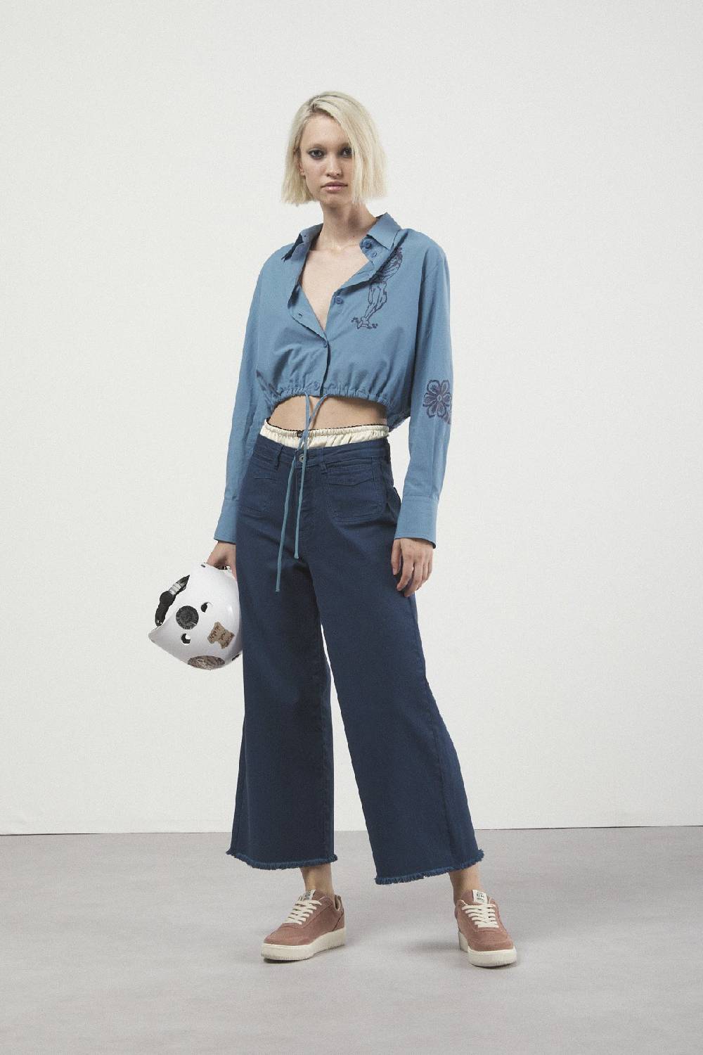 ottod'Ame Jeans Cropped French In Saldo