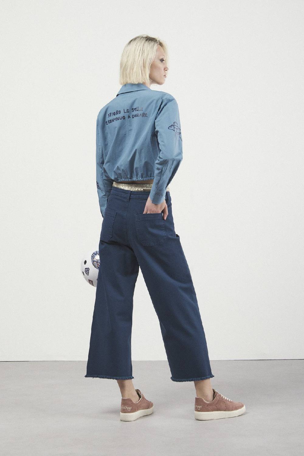 ottod'Ame Jeans Cropped French In Saldo