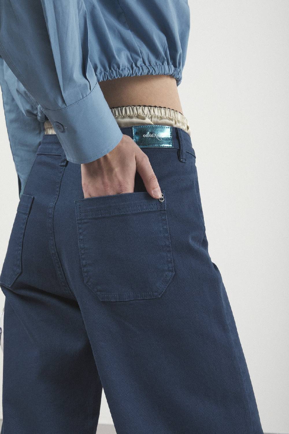 ottod'Ame Jeans Cropped French In Saldo