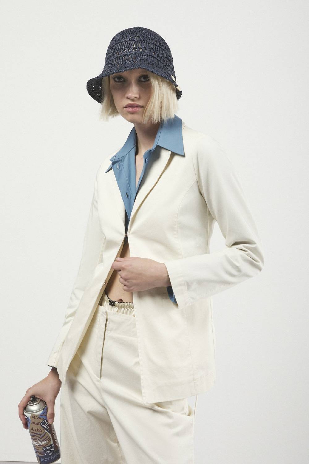 ottod'Ame Cotton jacket with strings Spedizione Gratuita