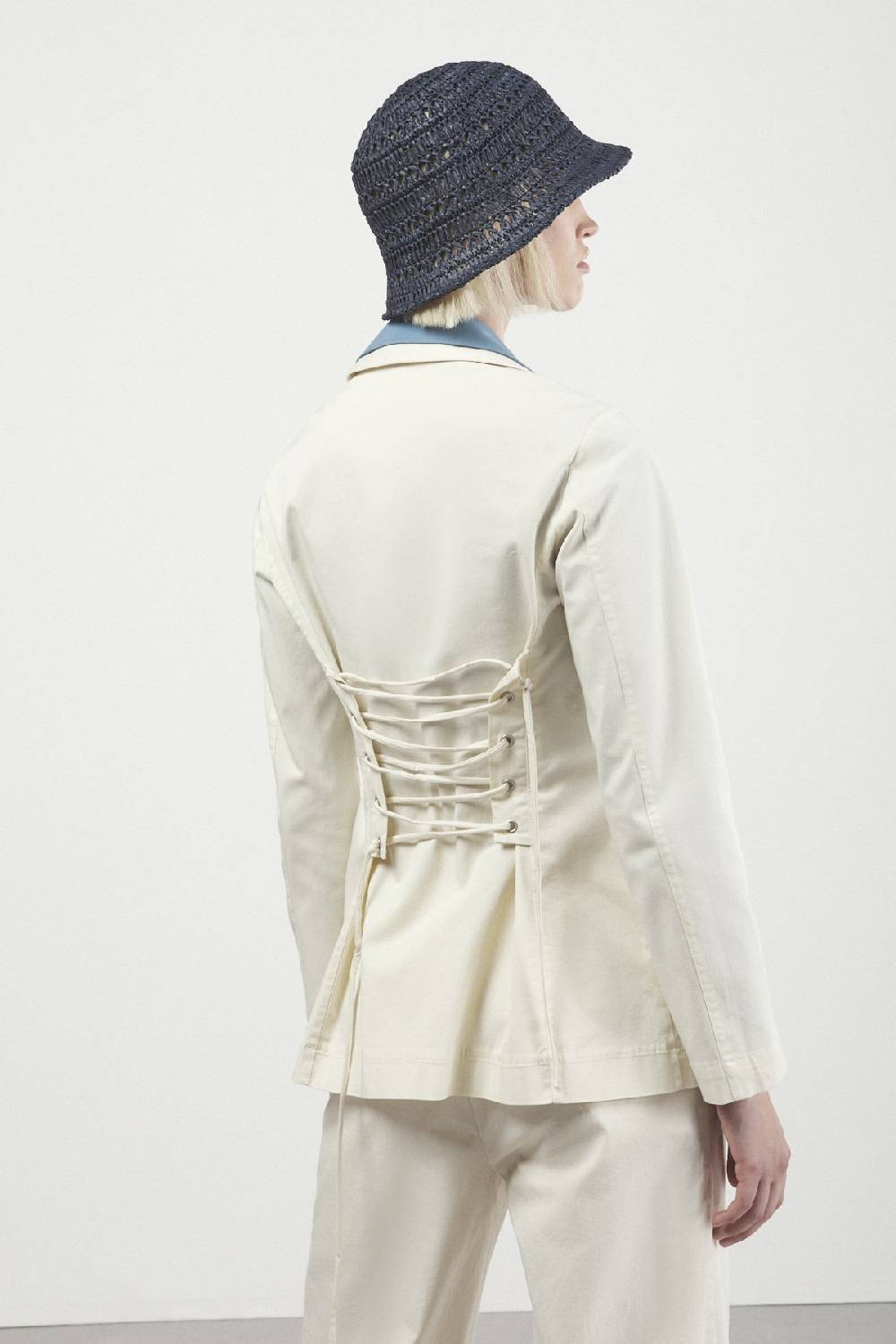 ottod'Ame Cotton jacket with strings Spedizione Gratuita