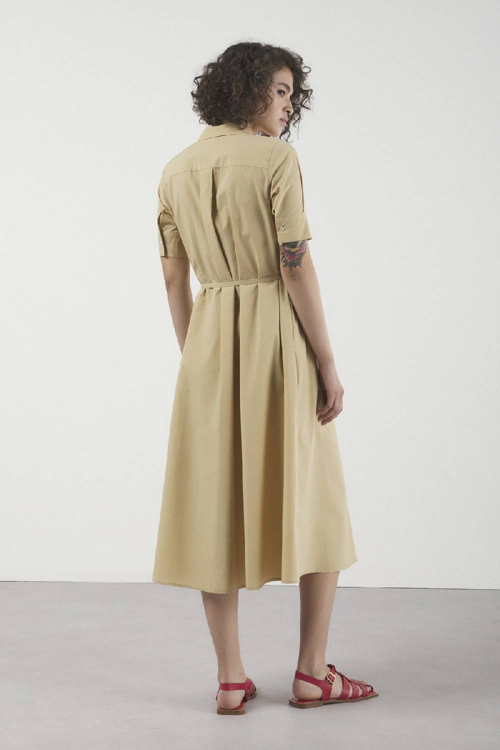 ottod'Ame Poplin midi chemisier Soddisfazione Garantita