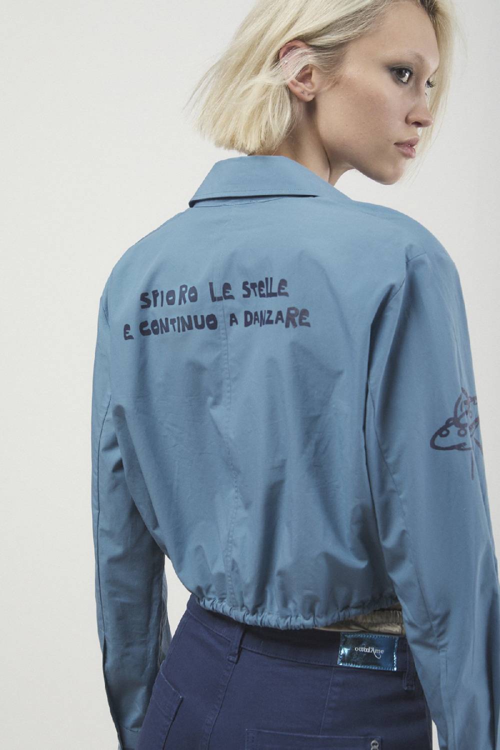 ottod'Ame Poplin cropped shirt Negozi Online