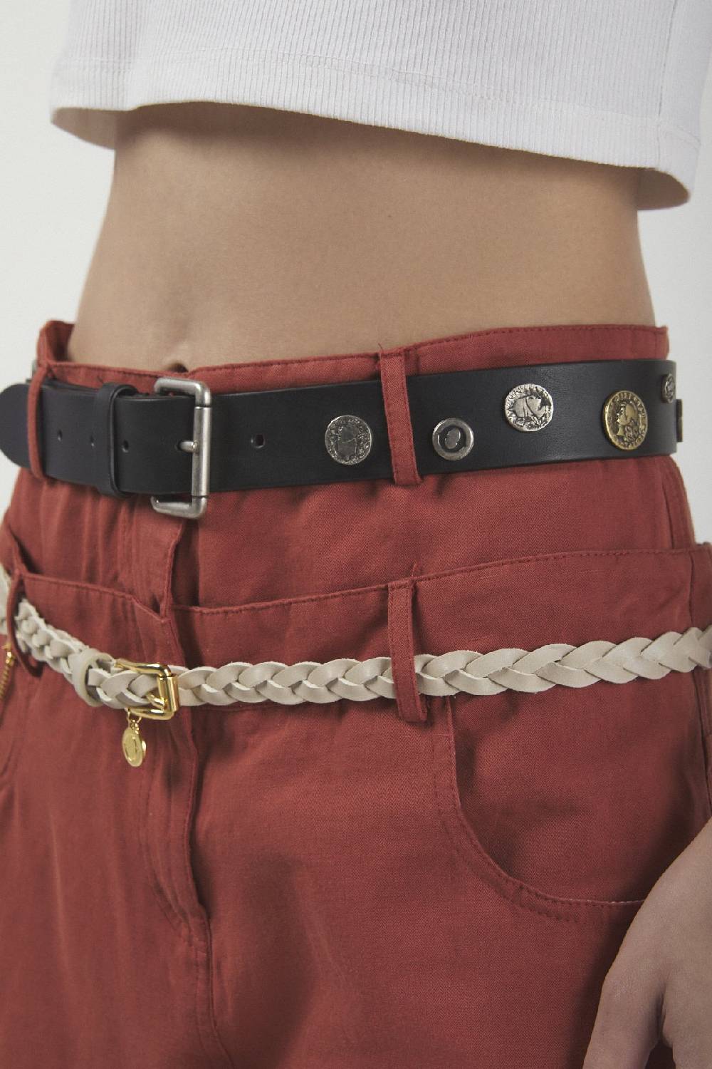 ottod'Ame Leather belt Sottocosto