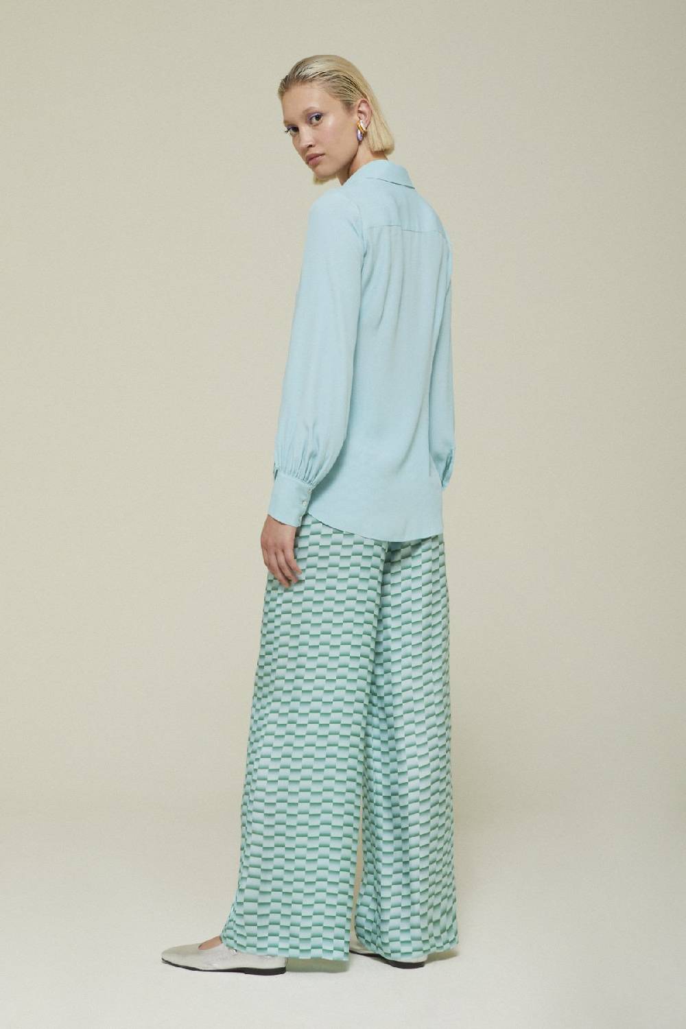 ottod'Ame Viscose palazzo trousers I Più Venduti