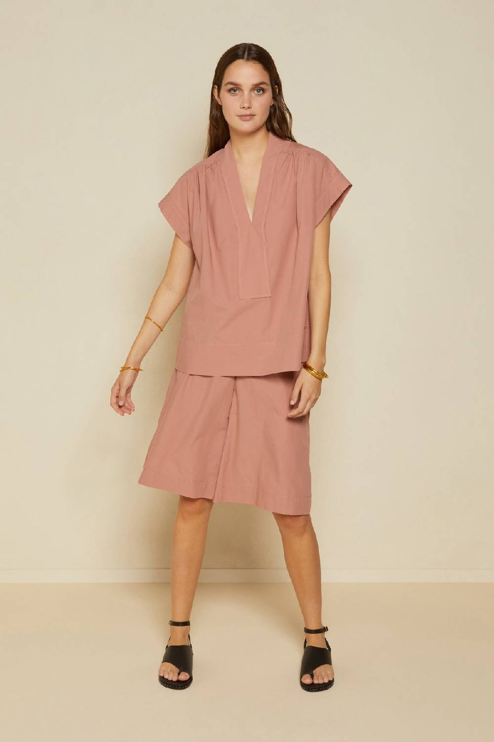ottod'Ame Poplin culottes Convenienza