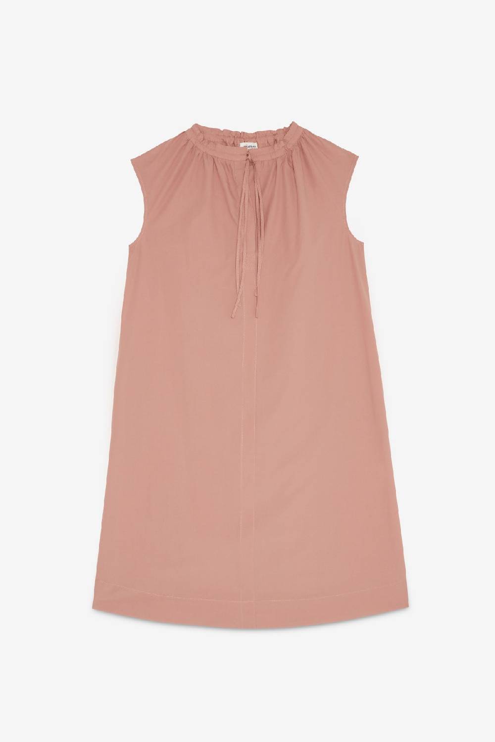 ottod'Ame Poplin midi dress with drawstring Offerta
