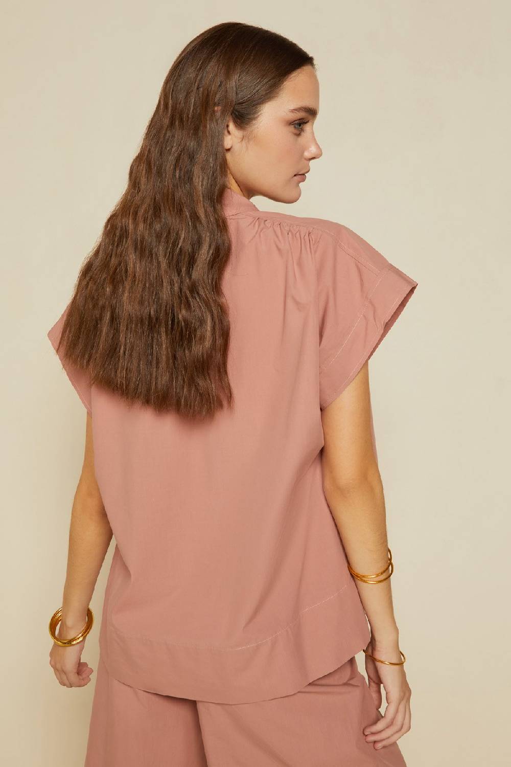 ottod'Ame Poplin V-neck sweater Economico