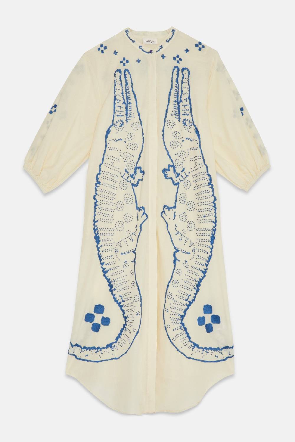 ottod'Ame Cotton kaftan long dress with embroidery Hotsell