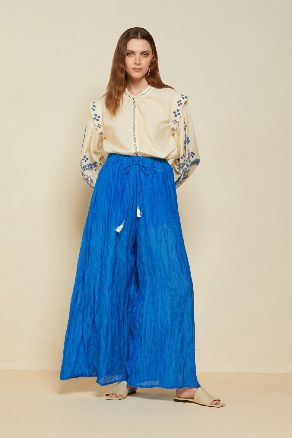 ottod'Ame Cotton shirt with embroidery