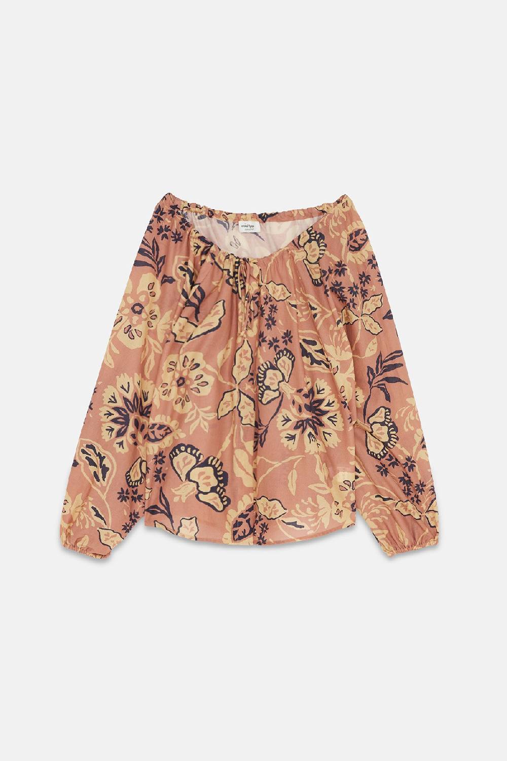 ottod'Ame Cotton shirt with balloon sleeves Vendita Economica