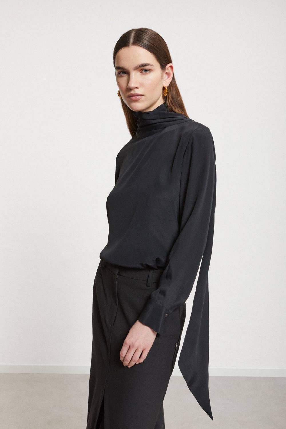 ottod'Ame Silk-blend blouse Vendite Flash