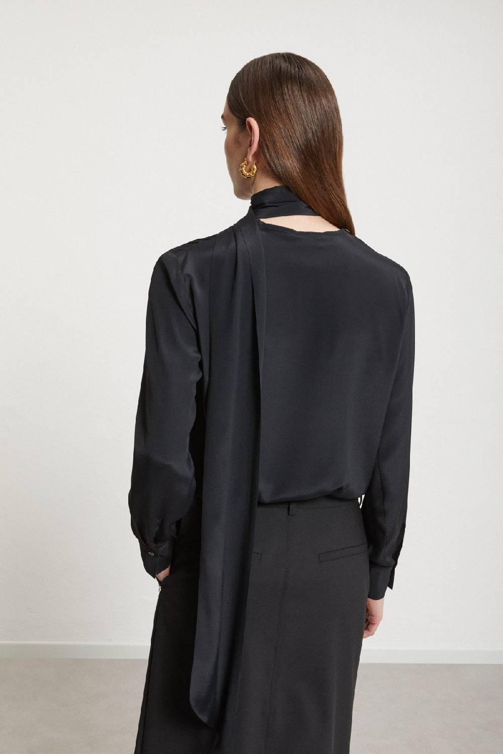 ottod'Ame Silk-blend blouse Vendite Flash