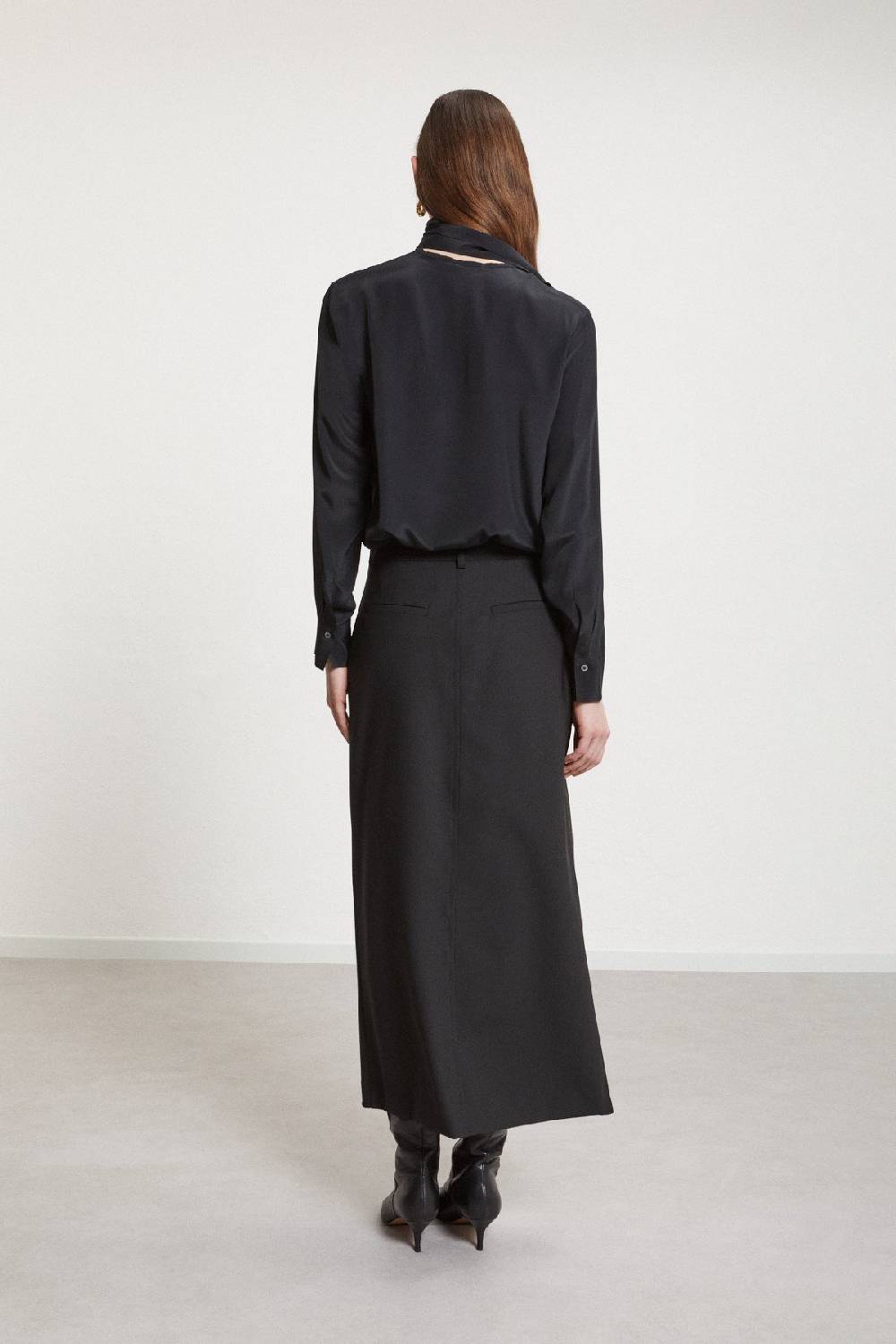 ottod'Ame Straight long skirt In Linea