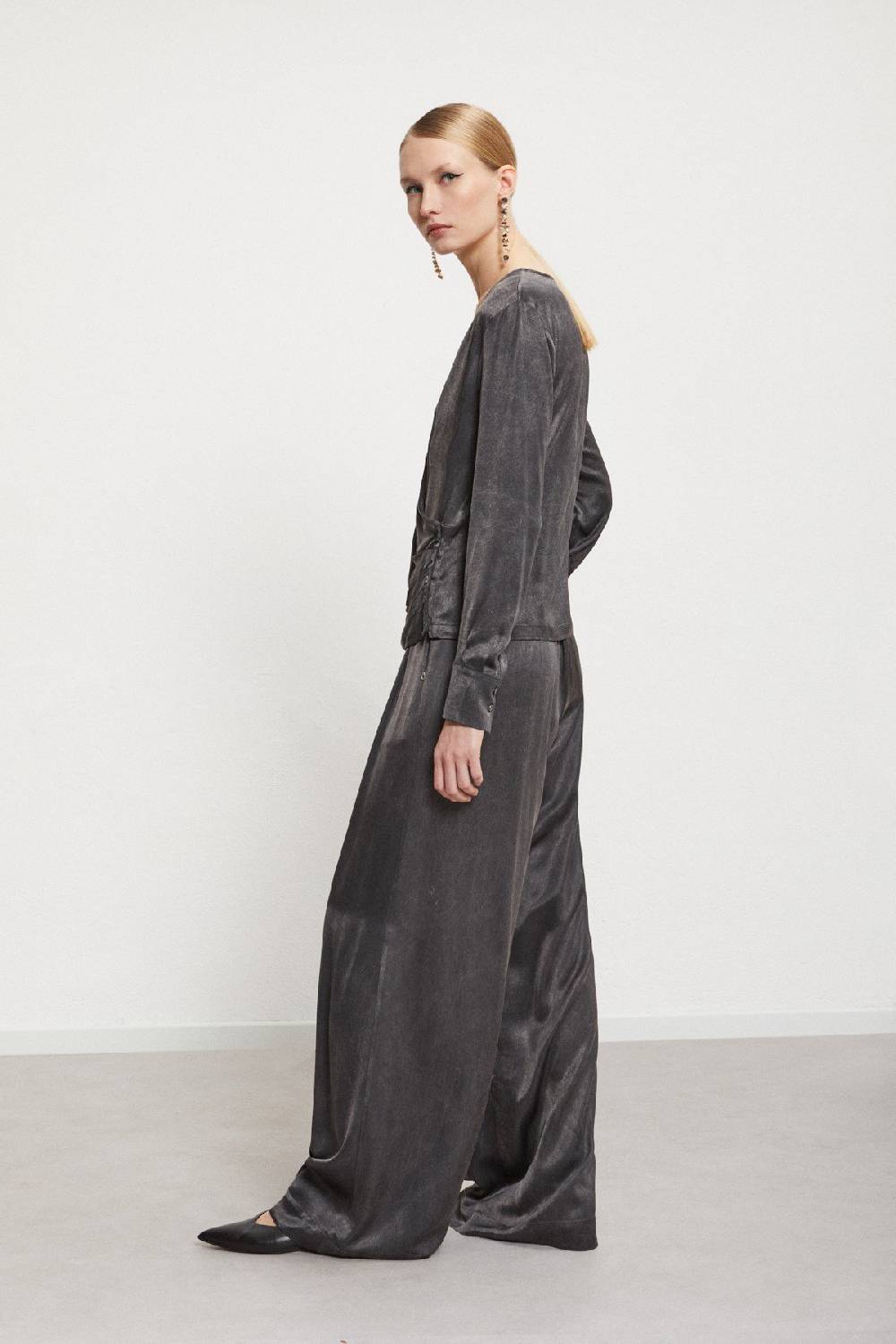 ottod'Ame Viscose palazzo trousers Nuovo